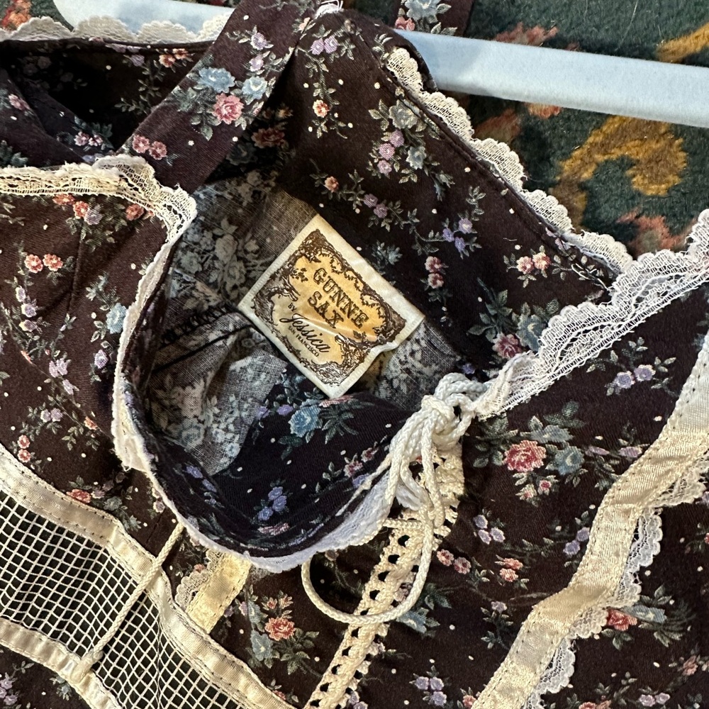 Gold Label Gunne Sax peplum dress 👗 - Picture 8 of 9